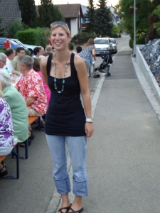 extra aus Bern angereist Frau Barbara Wymann