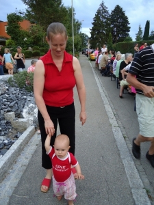 Frau Susanne F�ssler mit Junior