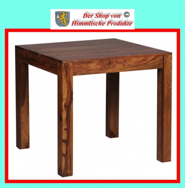 esstisch massivholz quadratisch, wohnling design esstisch quadratisch massiv 80 x 80 cm sheesham, Innenarchitektur